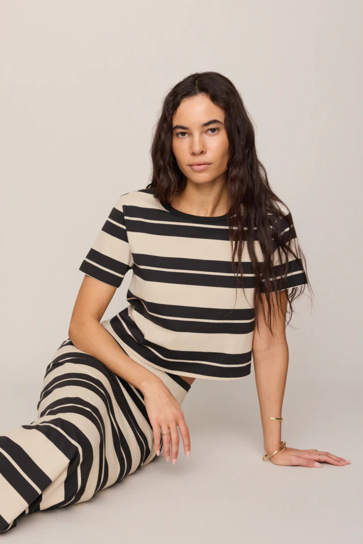 Z Supply Gail Striped Midi Skirt