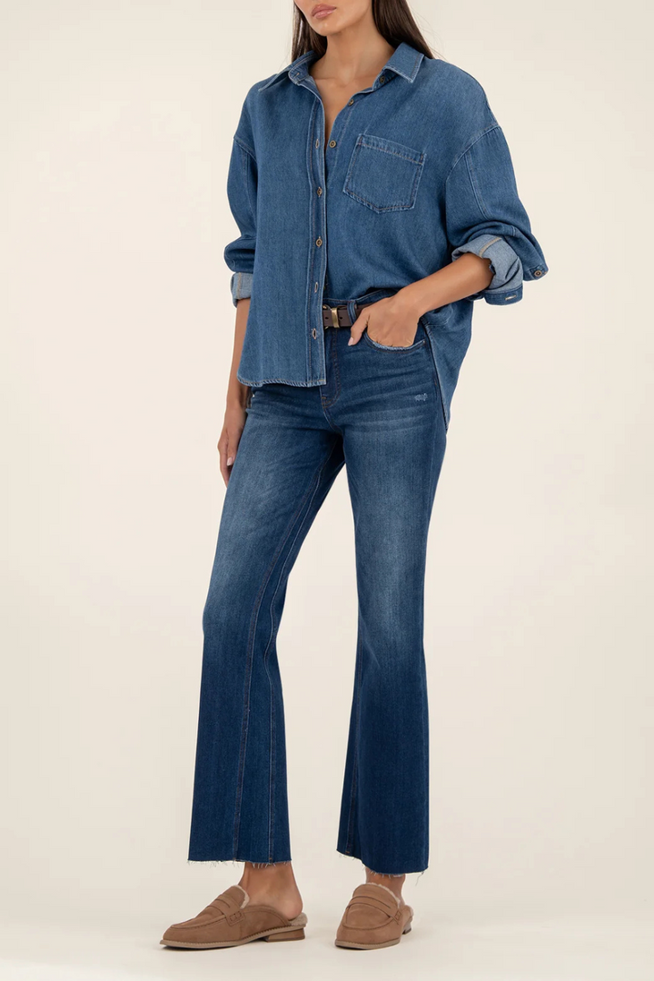 Kelsey High Rise Ankle Flare