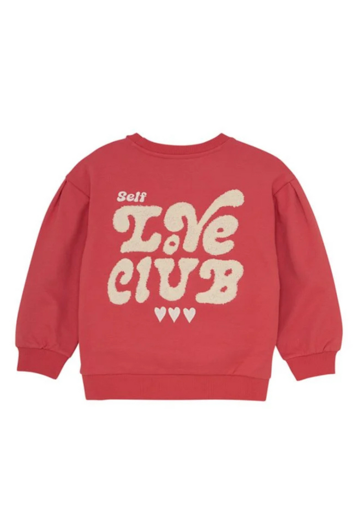 Brushed Self Love Print Sweater