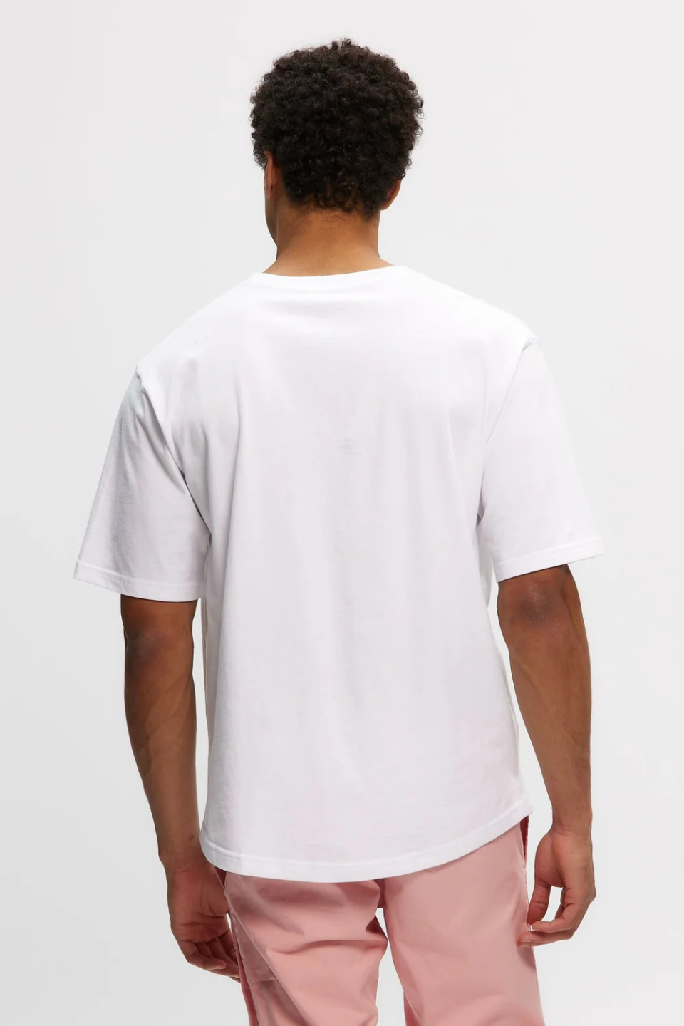 Eazy Scoop Box Tee in White