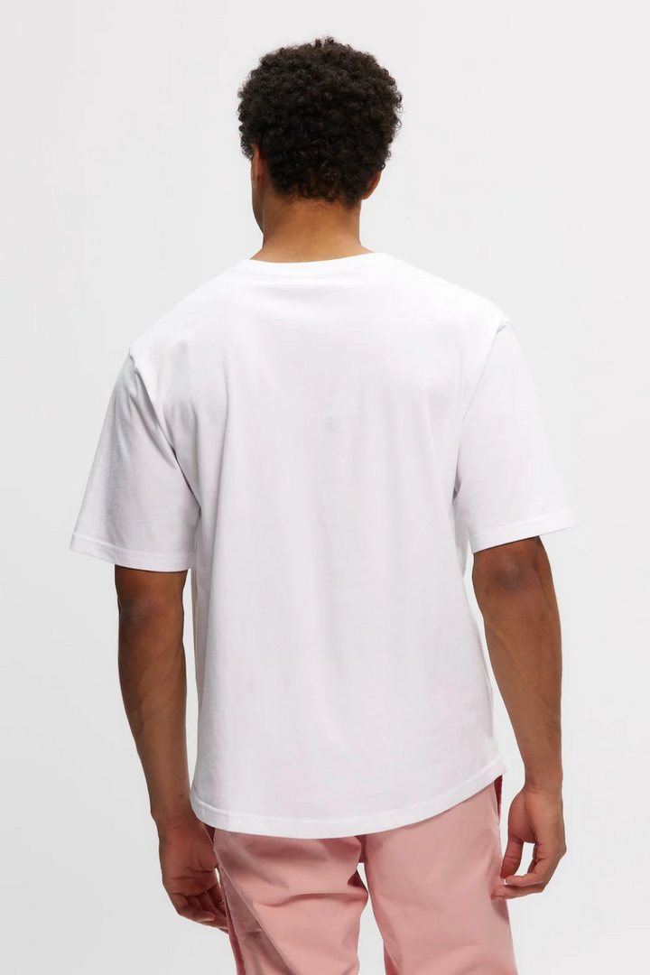 Eazy Scoop Box Tee in White