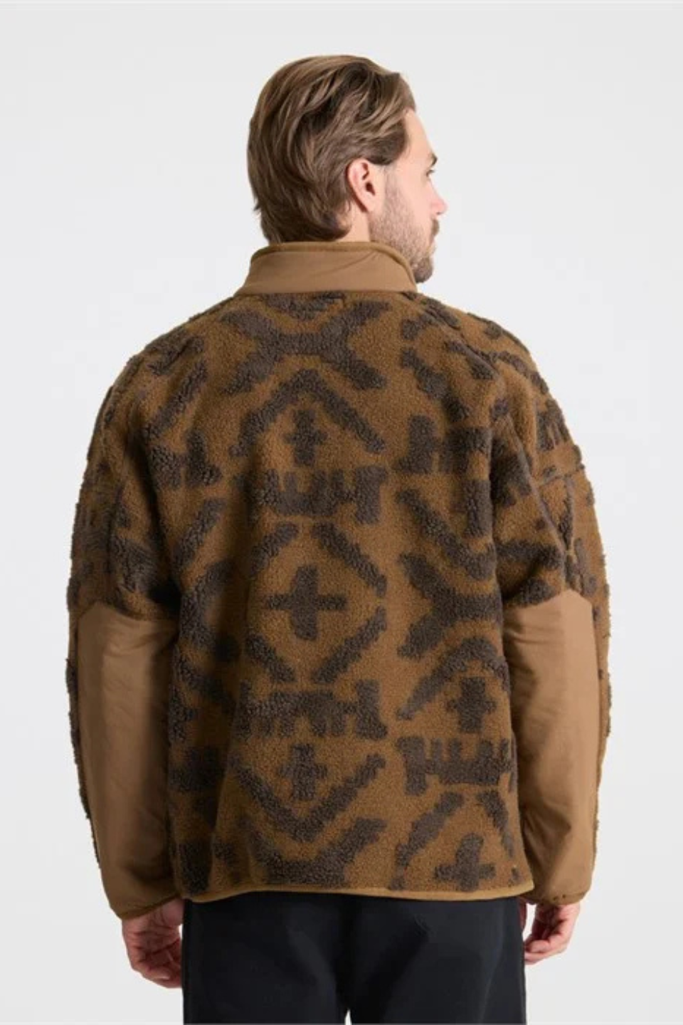 Campover Jacquard Sherpa Zip Fleece