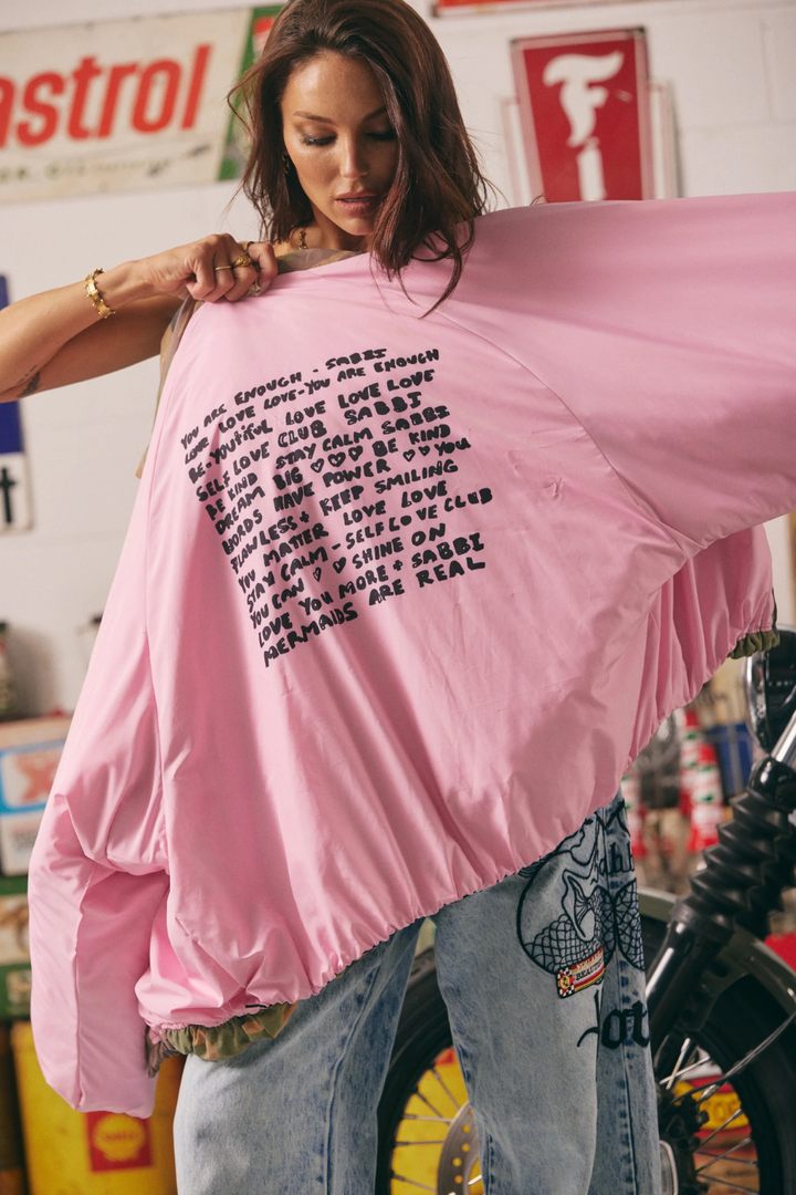 SABBI THE BE KIND BOMBER JACKET SABBI