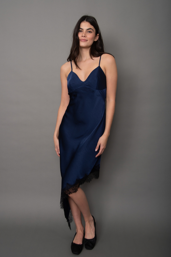 RD Style Colette Satin Asymmetrical Dress