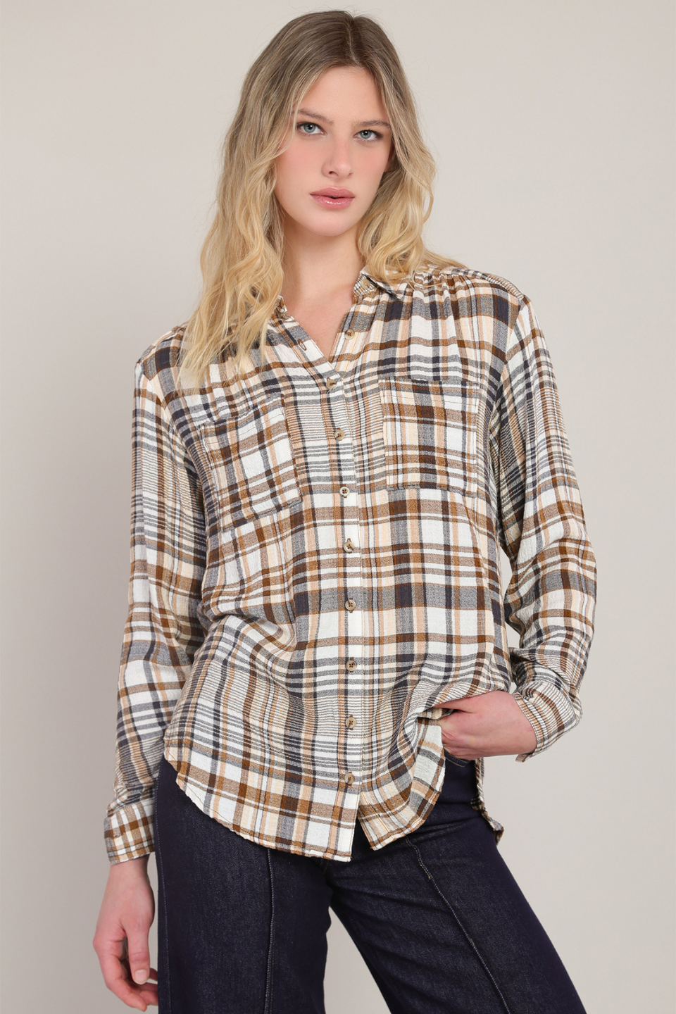 Room 34 August Plaid Shirt
