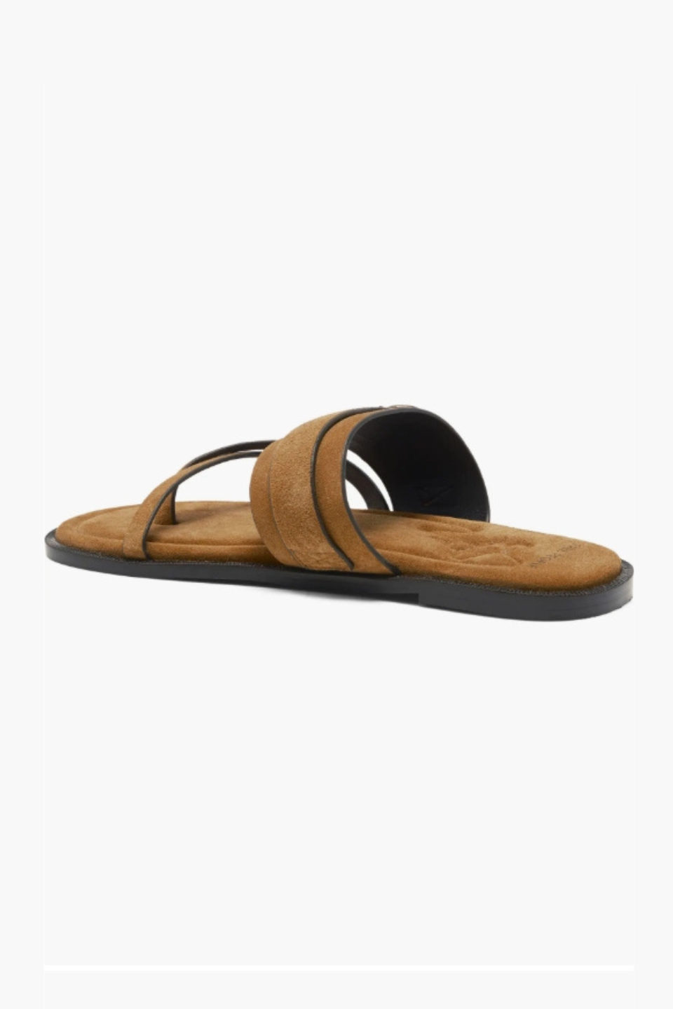 Belted Cross Strap Slide Sandal