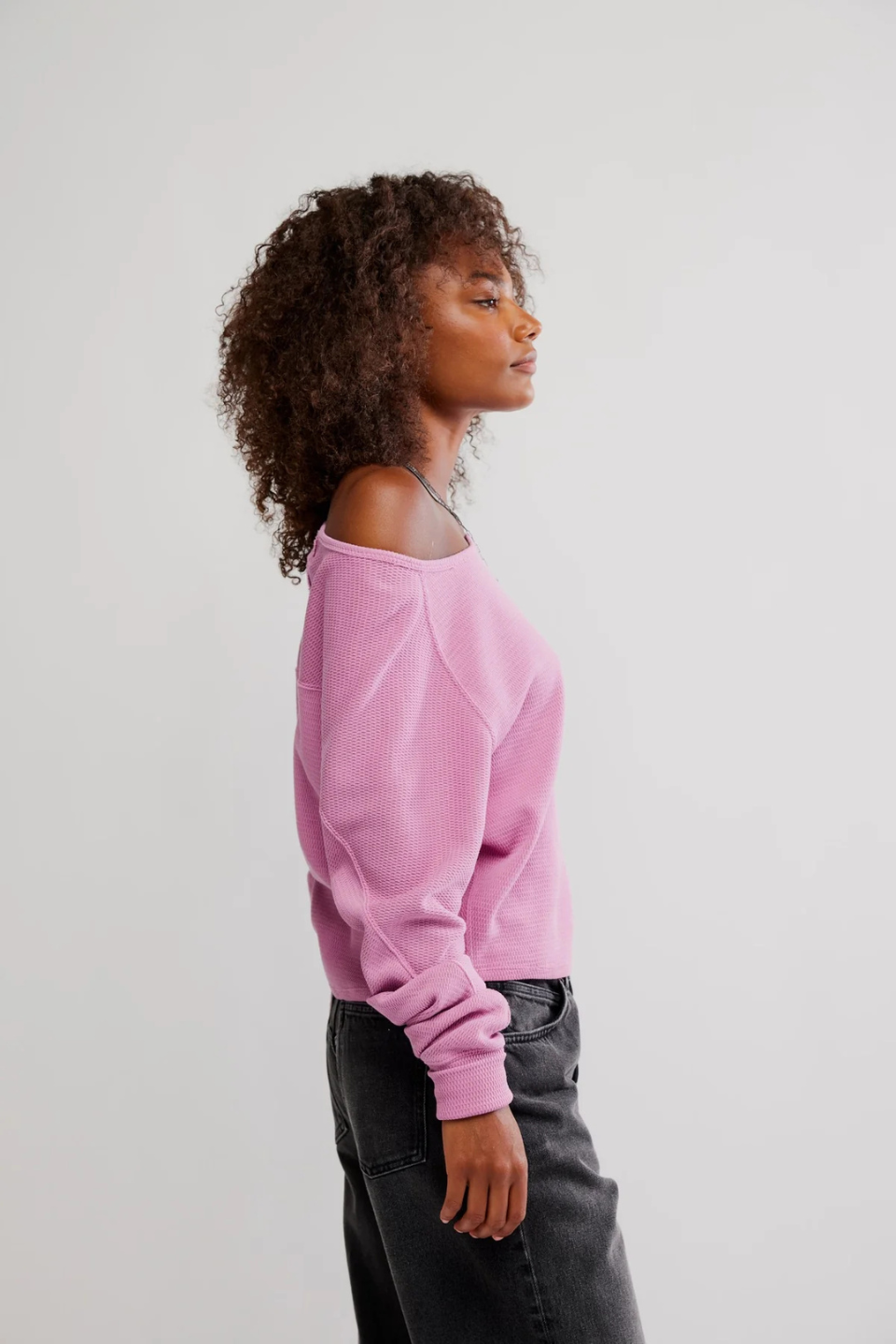 Jess Long Sleeve in Orchid Combo