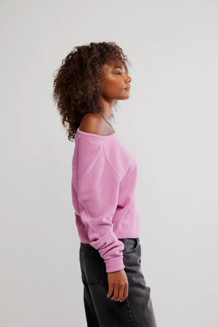 Jess Long Sleeve in Orchid Combo