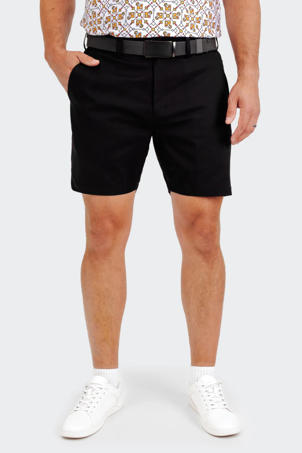 Waggle Ace Men's Short in Onyx WAGGLE