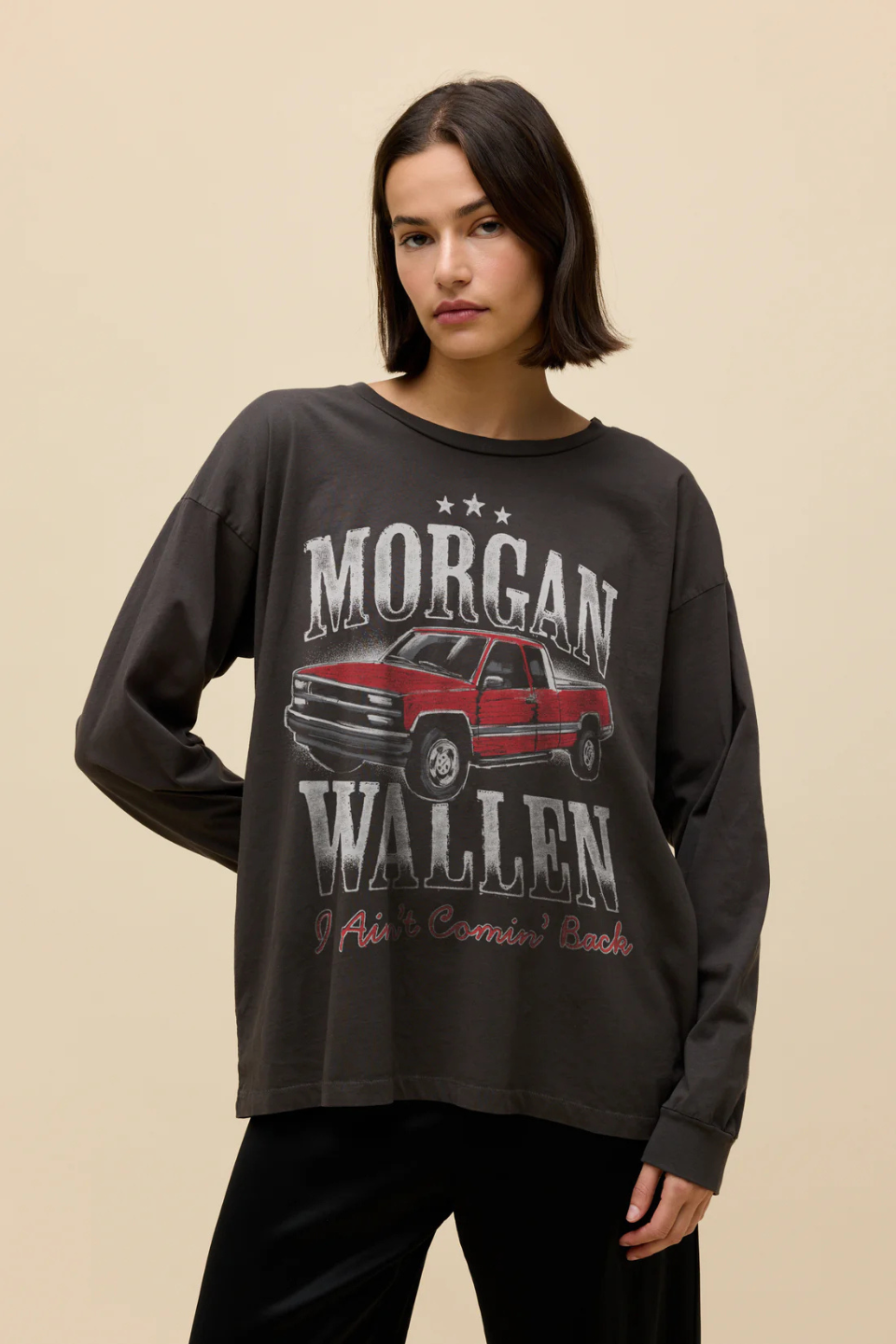 Morgan Wallen Ain't Coming Back Merch Long Sleeve - Hot Peppers Clothing