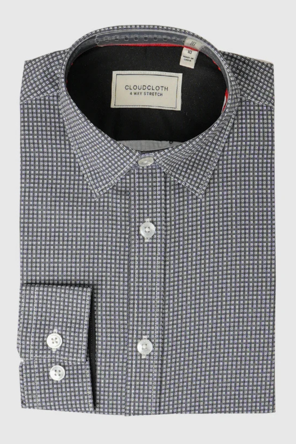 Multi Cloud Cloth Dress Shirt - Hot Peppers Clothing
