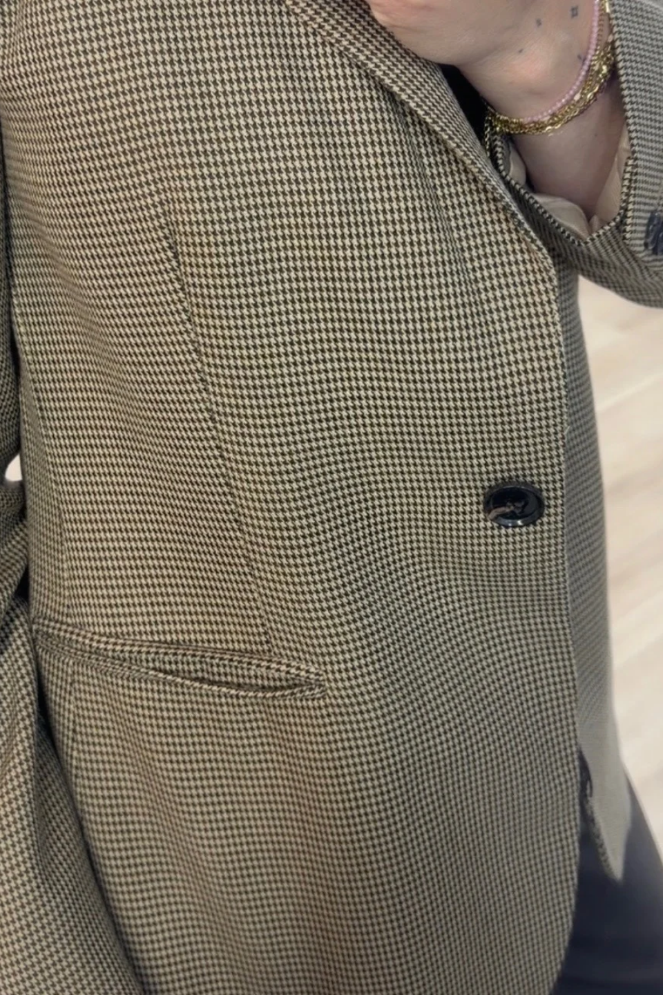Vero Moda Kanva Houndstooth Blazer