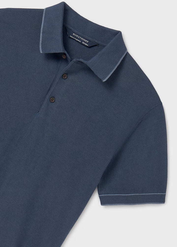 Tricot Contrast Polo Shirt