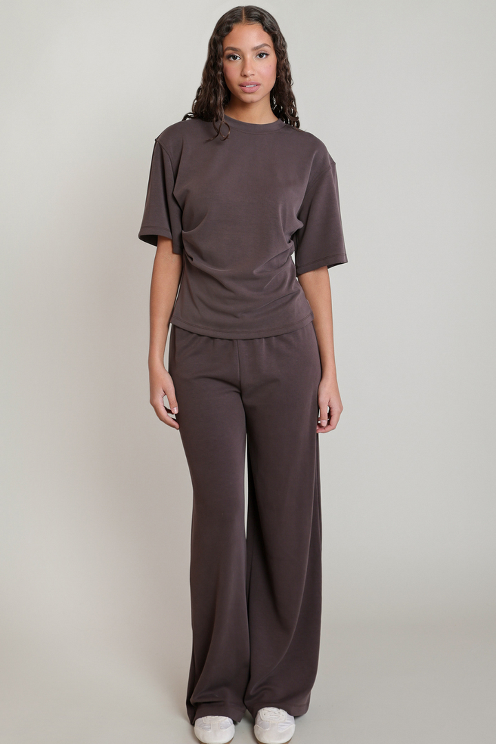 Dex Maeve Pleated-Waist Top