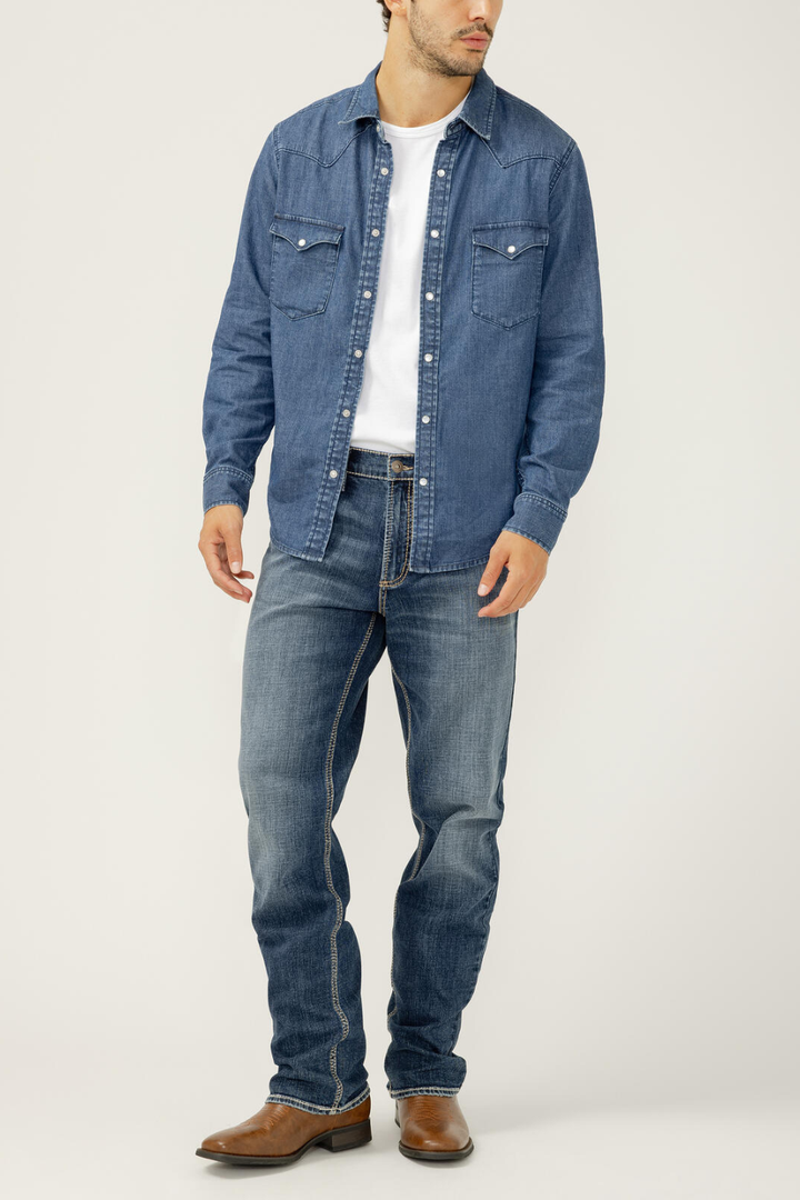 SILVER Grayson Classic Fit Straight Leg Jeans