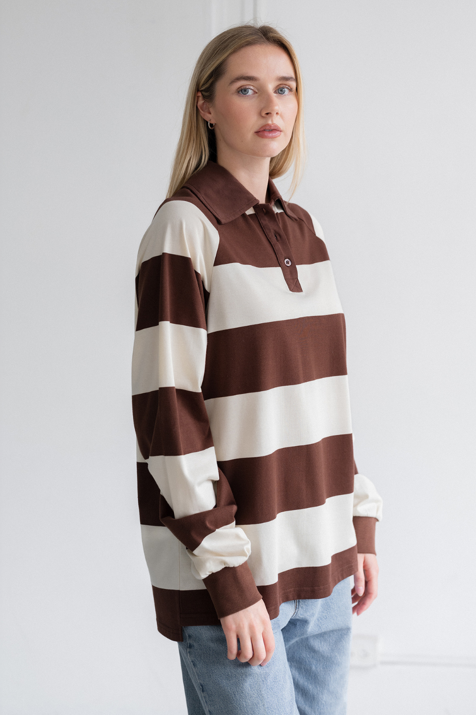 Brunette The Label Rugby Polo Shirt