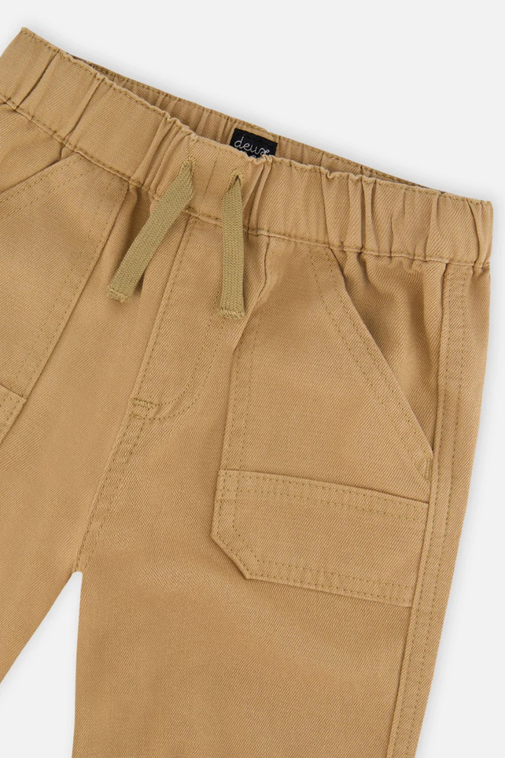 Deux Par Deux Stretch Canvas Jogger Pants