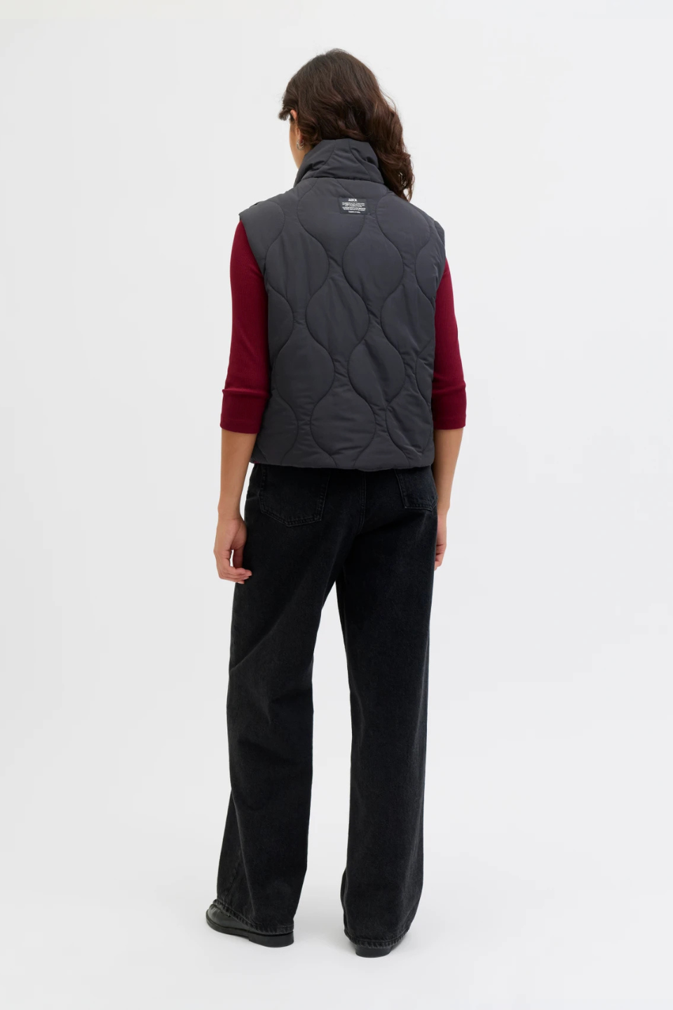 High stand-up collar Vest