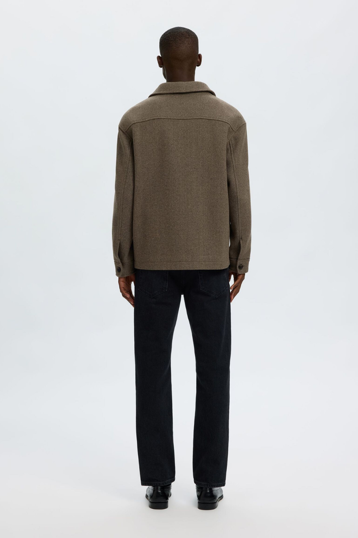Selected Homme Wool Blend Shacket