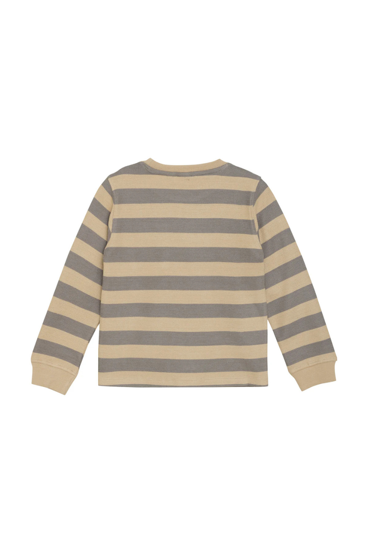 T-shirt Longsleeve Stripe | Latte Sand