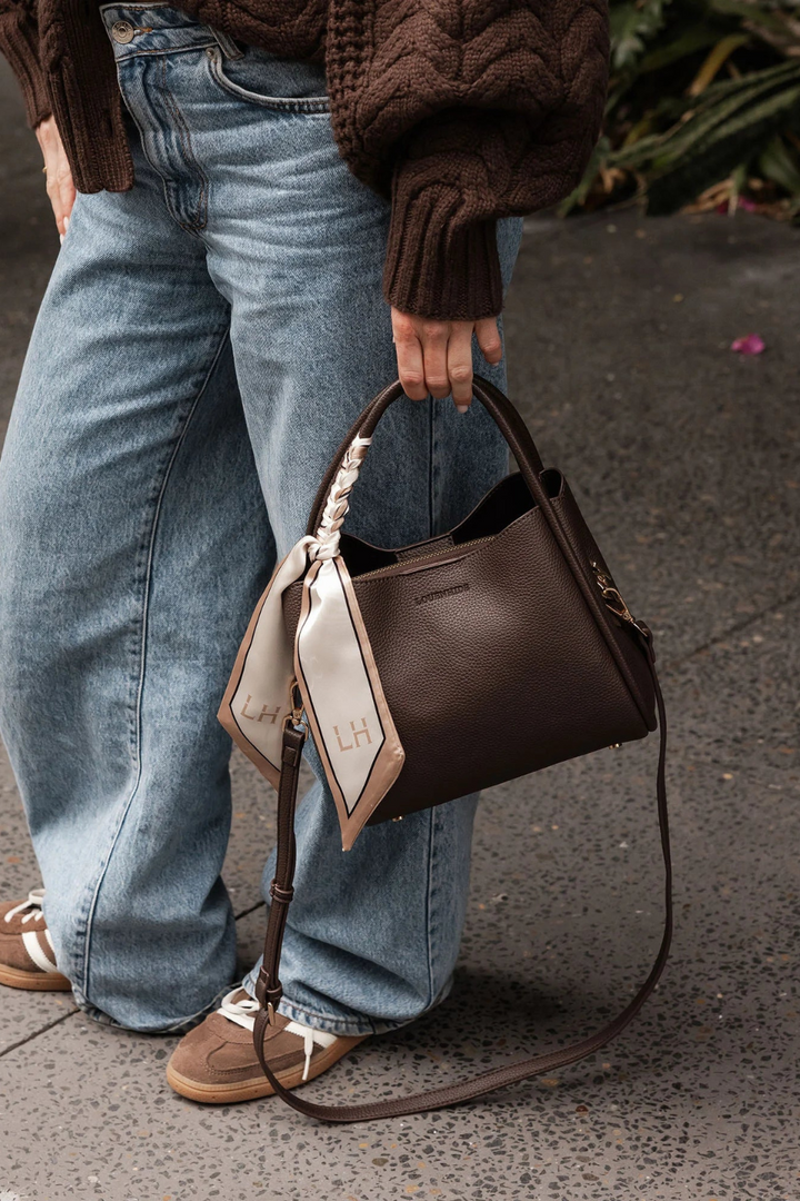 Steffie Mini Tote in Chocolate