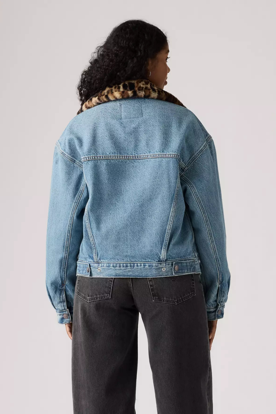 90s Fur Trucker Jacket