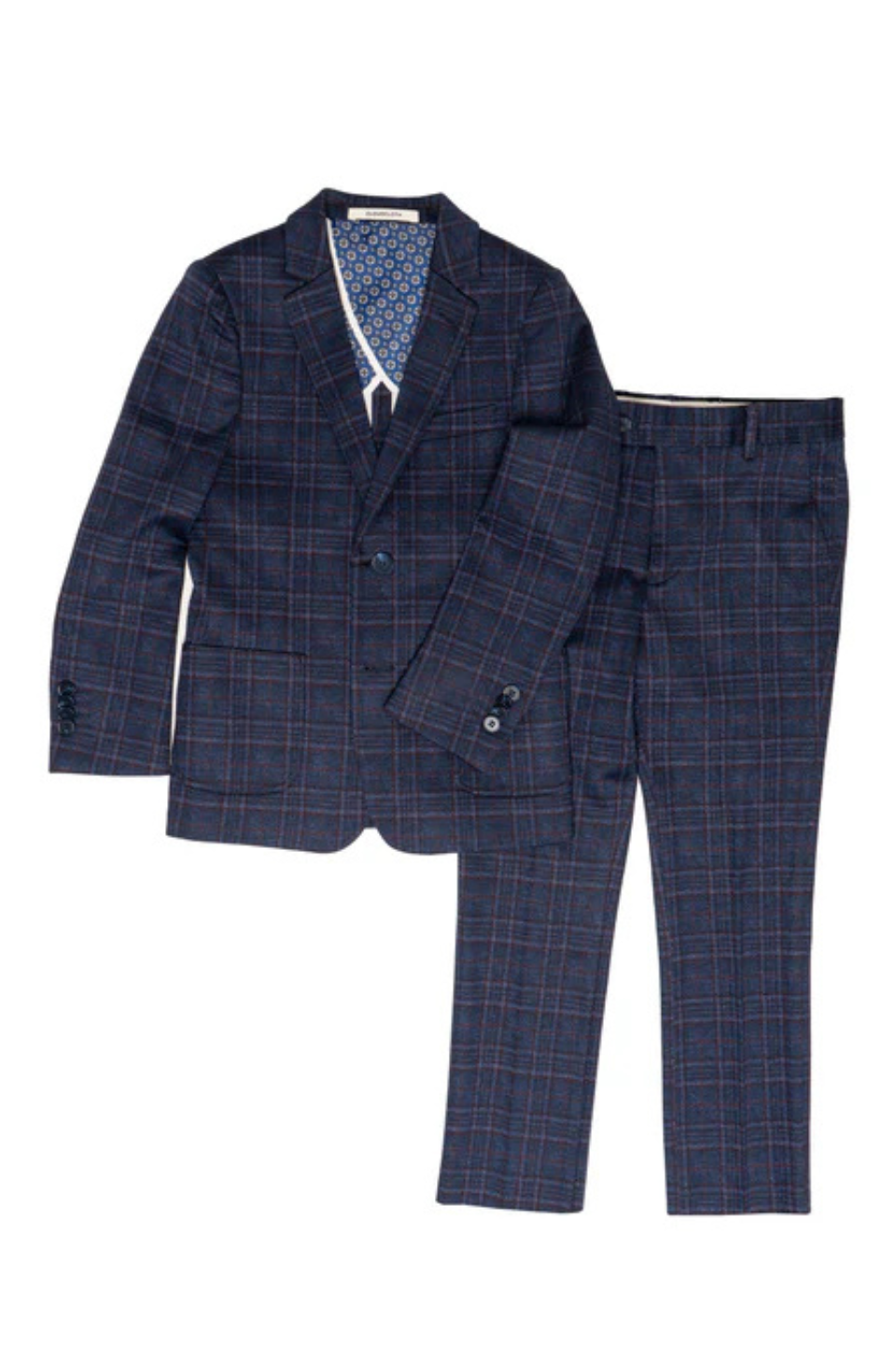 AXNY Classic Plaid 2 Piece Suit AMERICAN EXCHANGE