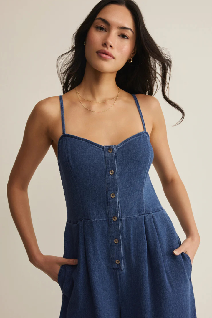 Z Supply Angel Eyes Twill Jumpsuit Z SUPPLY
