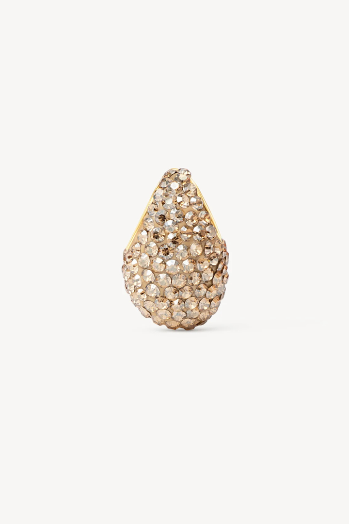 Sparkle Mini Drop Charm in Soft Gold