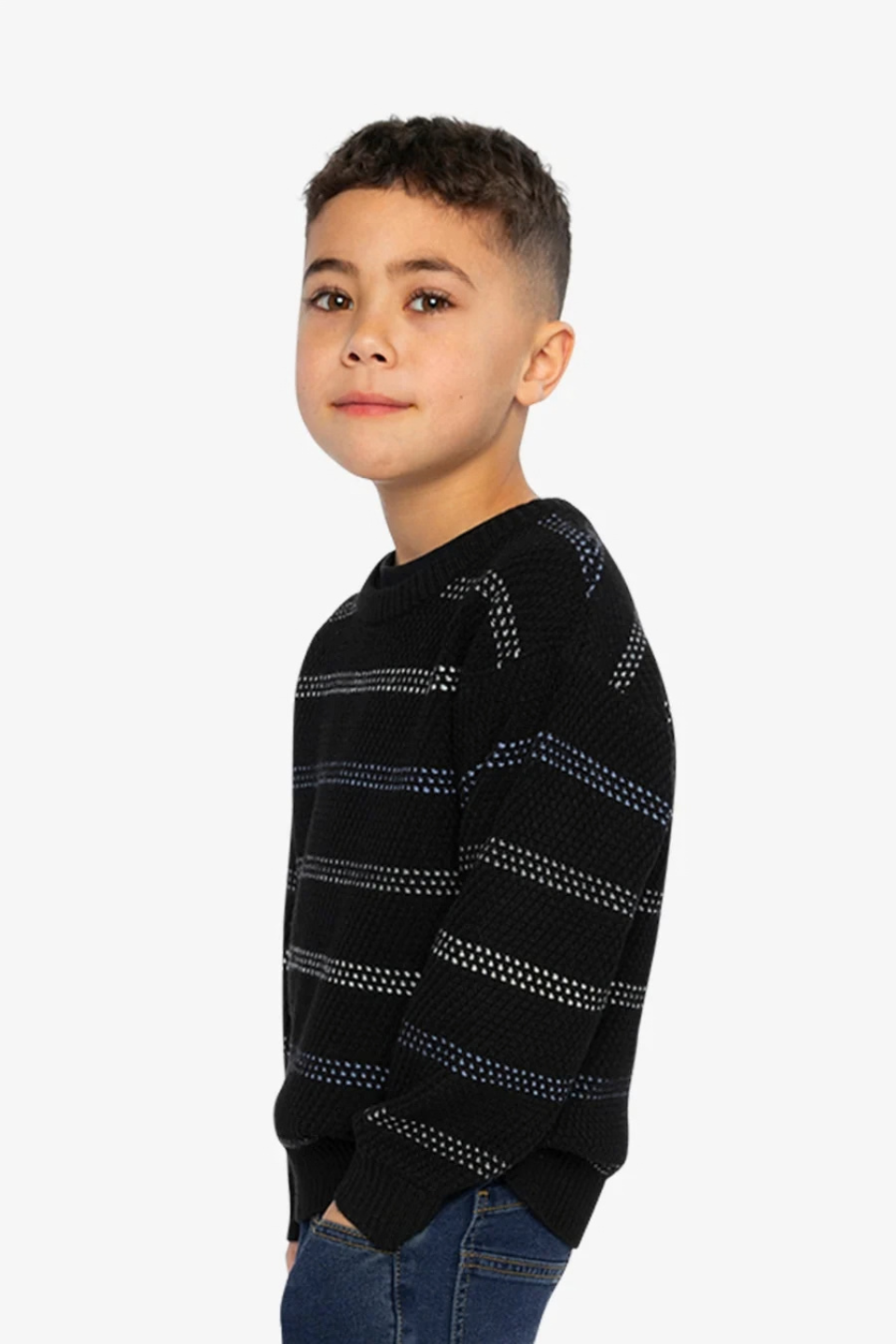 Deux Par Deux Black Sweater