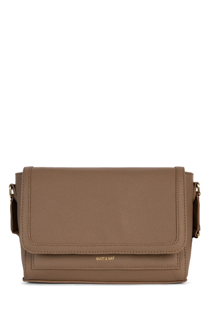 Sunny Vegan Shoulder Bag in Toffee