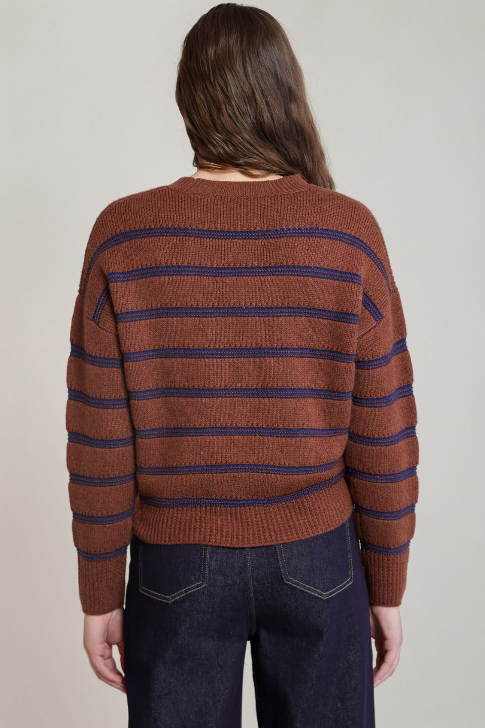 Dex Jacqueline Stripe Crewneck