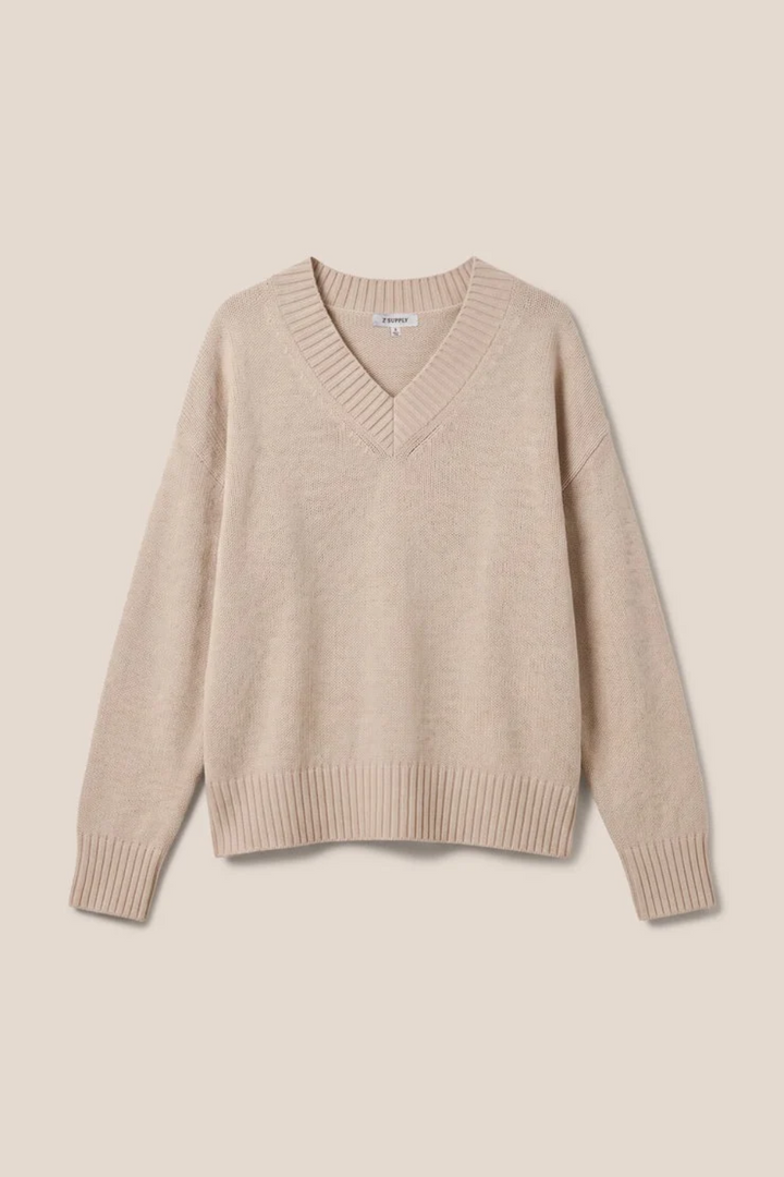 Z Supply Cloud Spun V-Neck Sweater