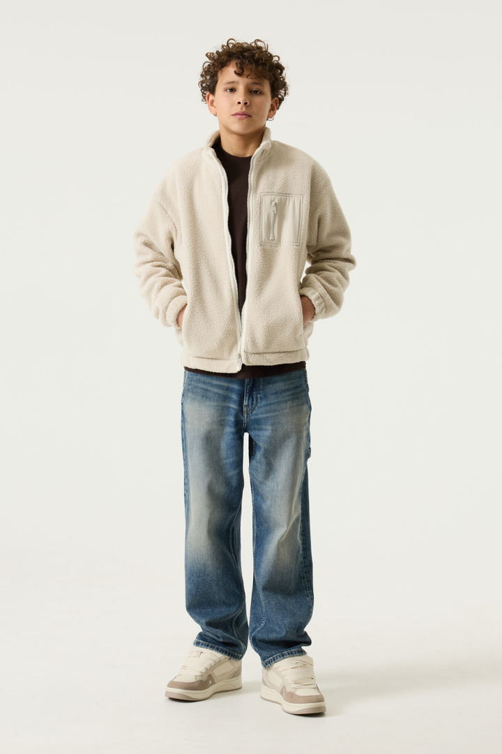 GARCIA Beige Fleece Jacket