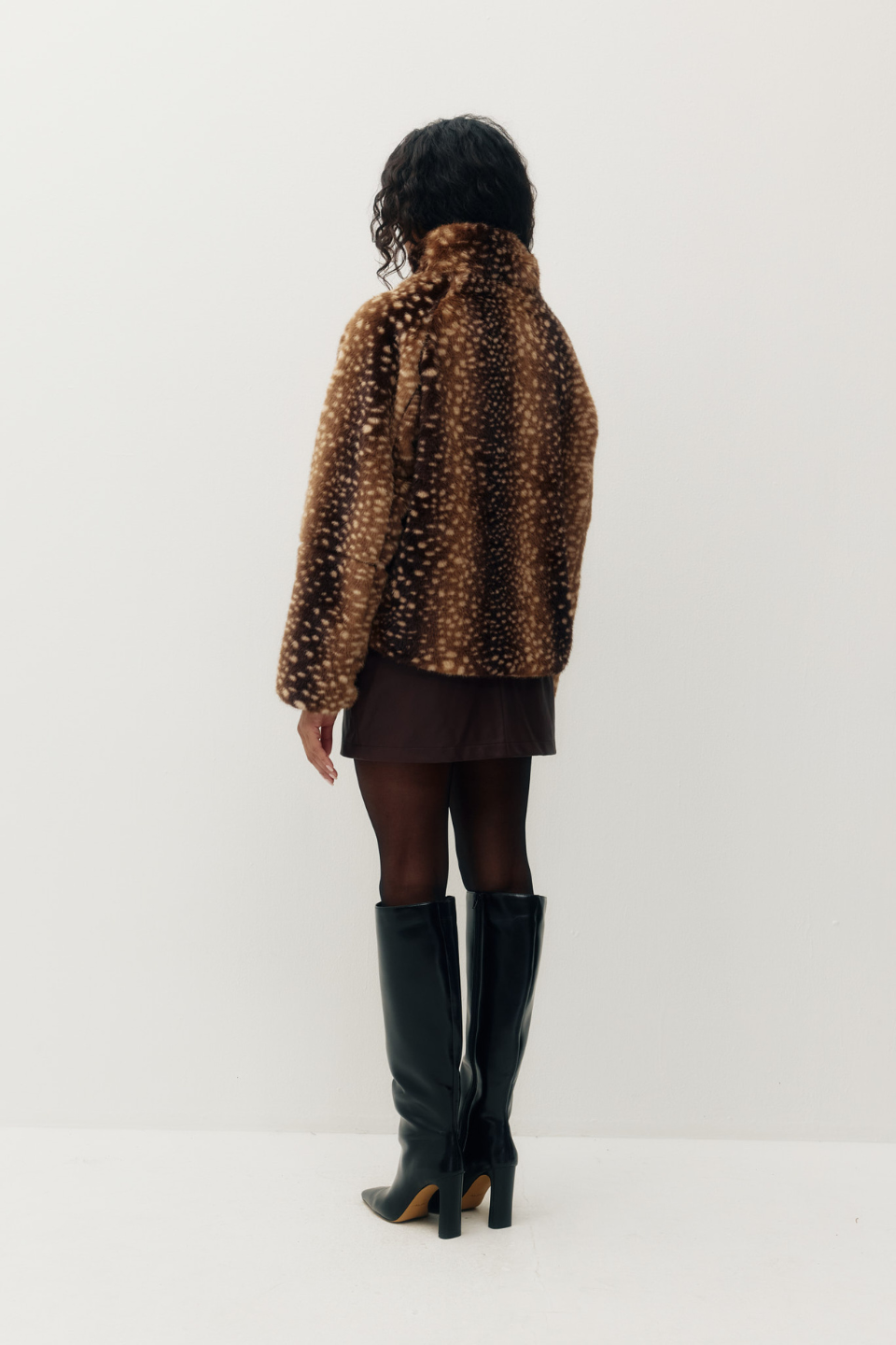 Kuwalla Women’s Tachette Faux-Fur Zip-Up