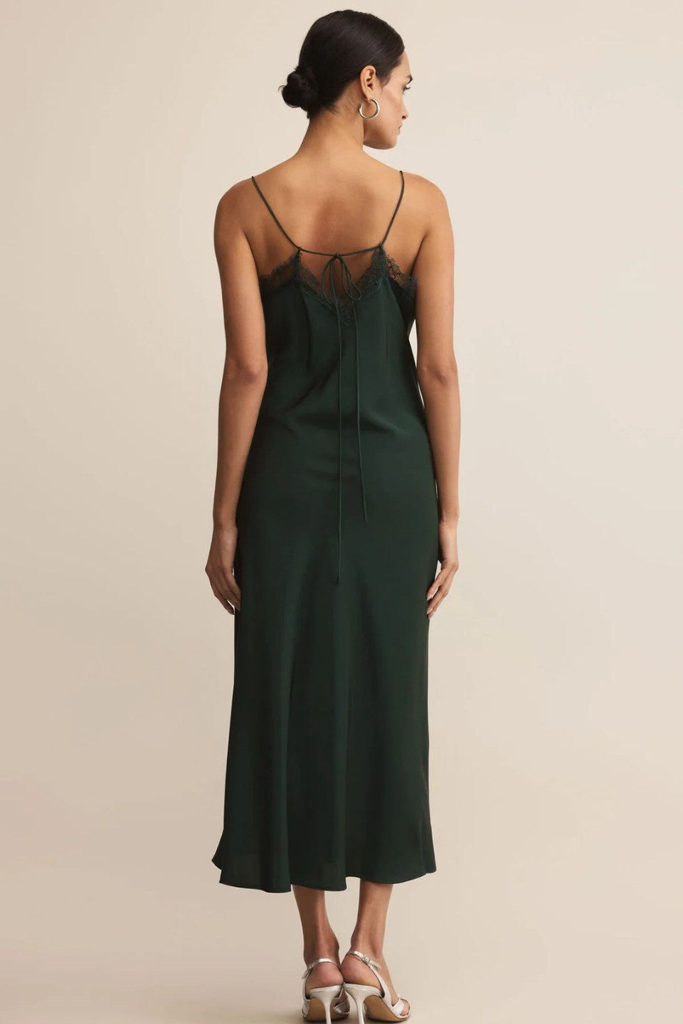 After Hours Luxe Satin Midi Dress