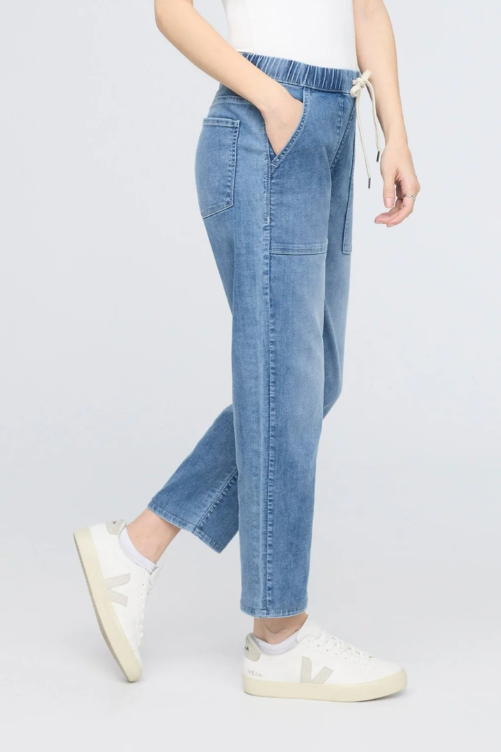 DU/ER Performance Denim Lite Harbour Pant - Light Stone DU/ER