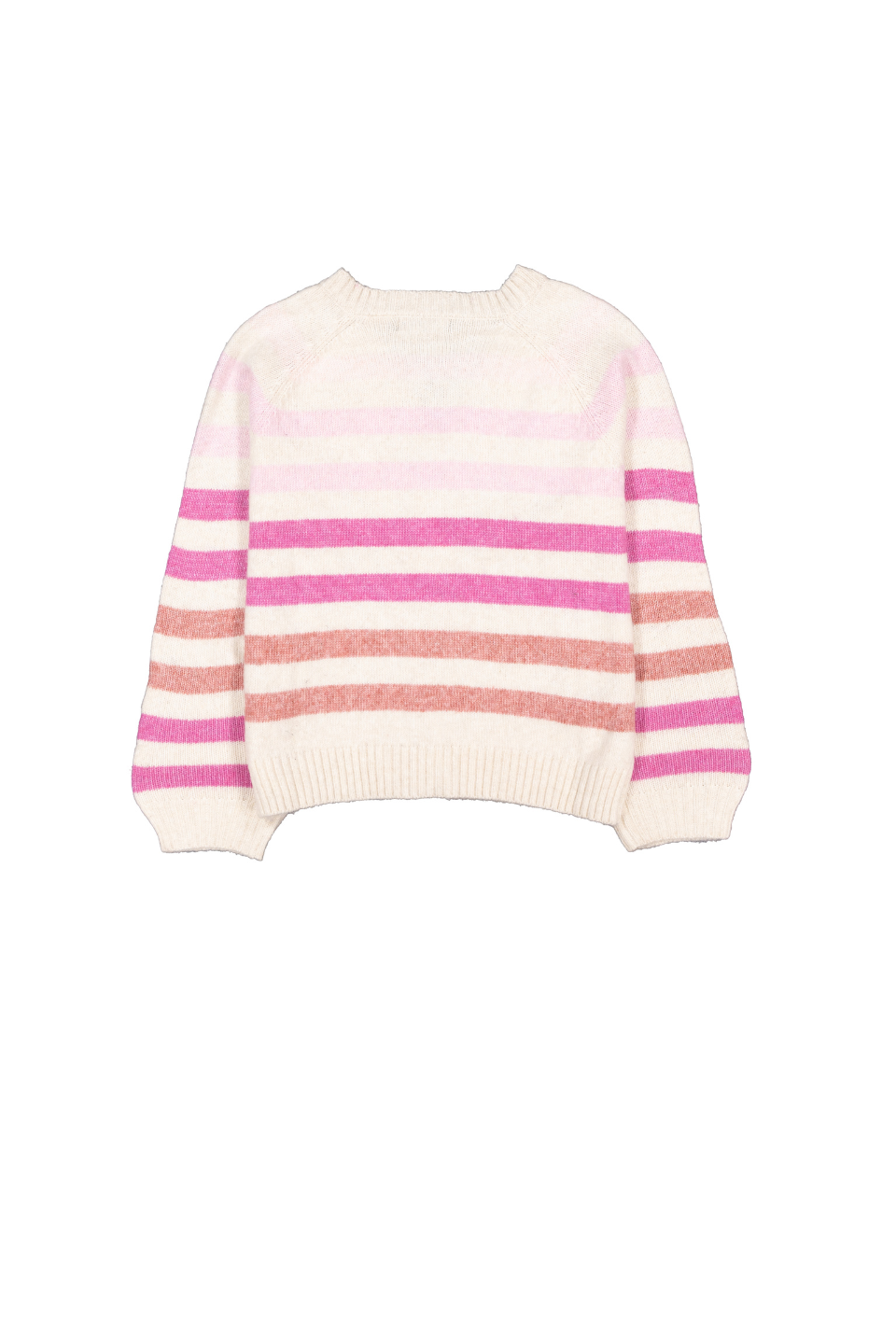 Magenta Striped Cardigan