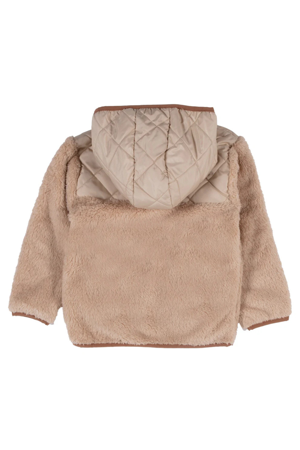 Beige Hooded Jacket
