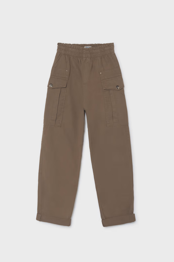 Mayoral Girl Twill Cargo Pants