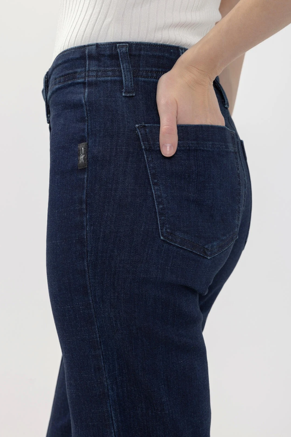 Silver Suki Trouser Leg Jeans