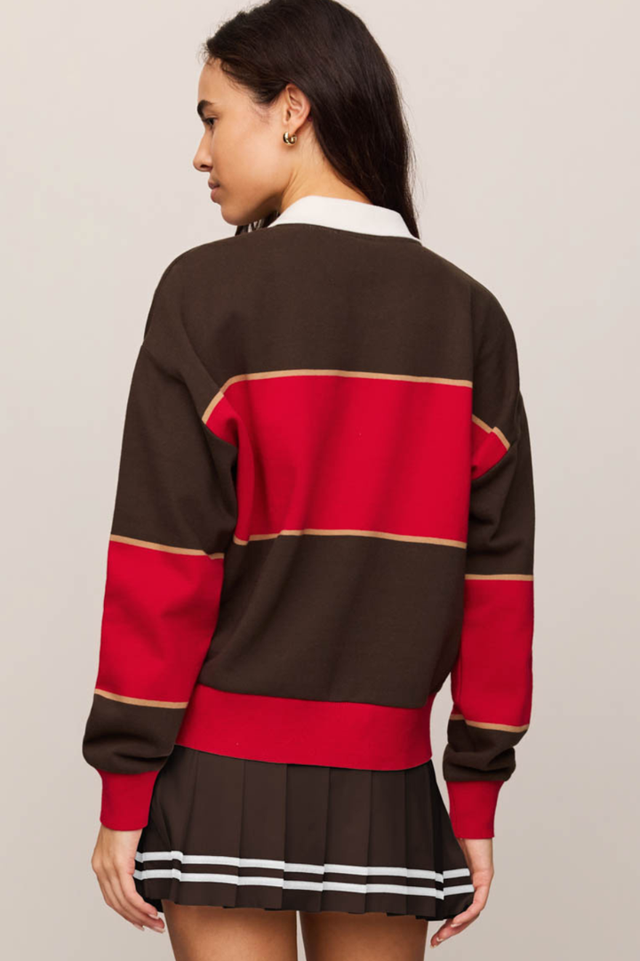 Z Supply Study Break Polo Sweatshirt