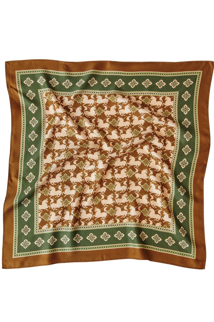 Palm Palm Ana Silk Neck Scarf Palm Palm