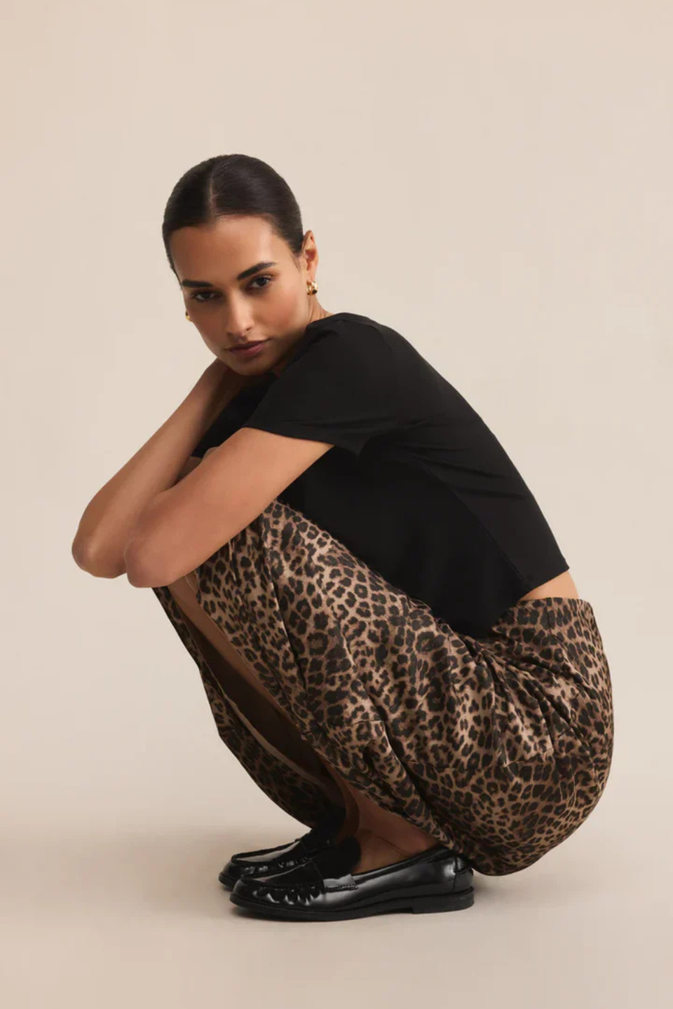 Izabel Leopard Skirt