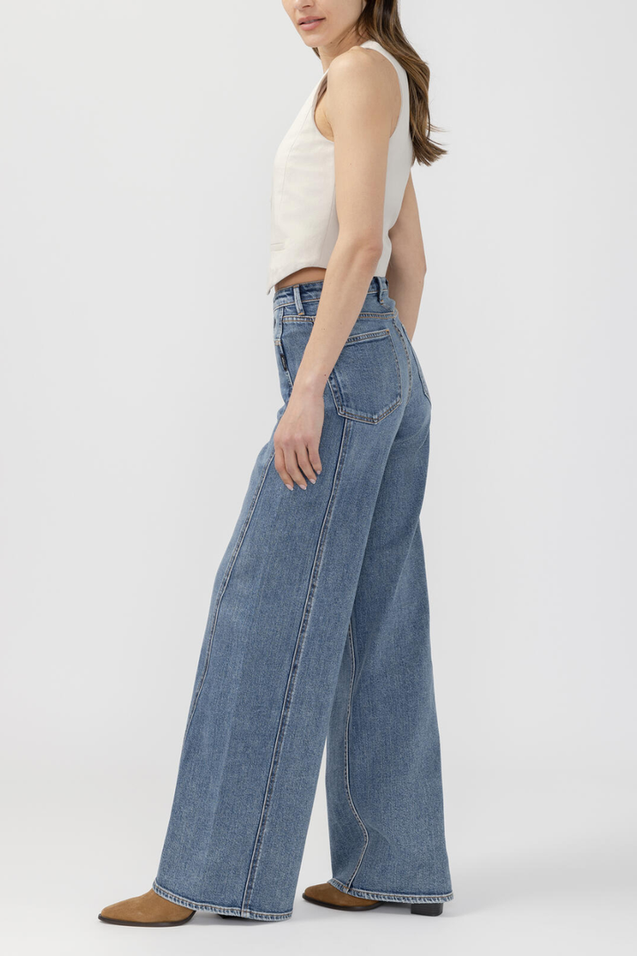 Silver Isibister Wide Leg Jeans
