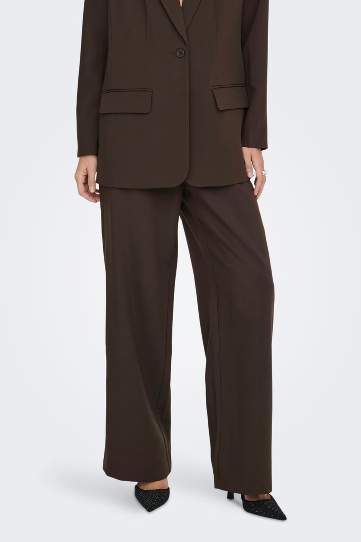 Only Linda-Raven Straight Fit Tailored Trousers