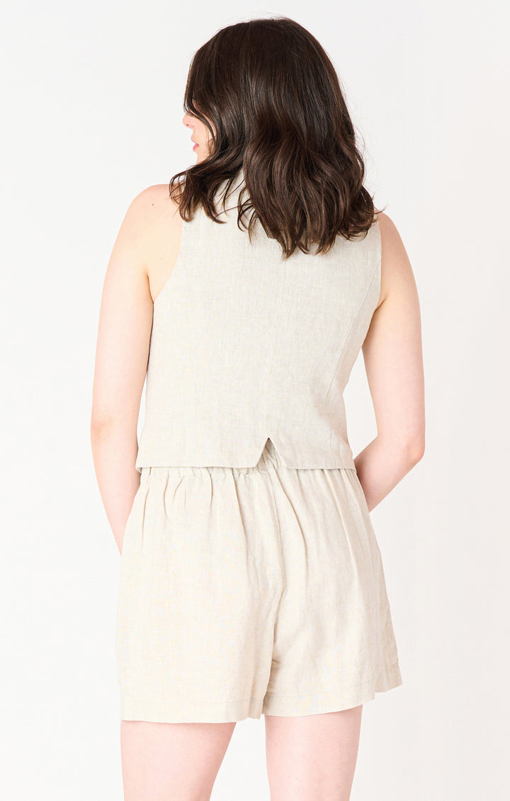 Pull On Embroidered Shorts