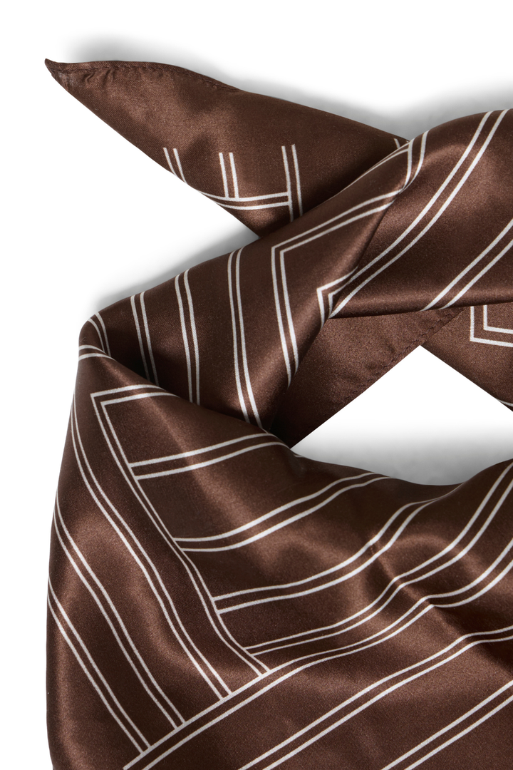 b.young Wioletta Silk Scarf