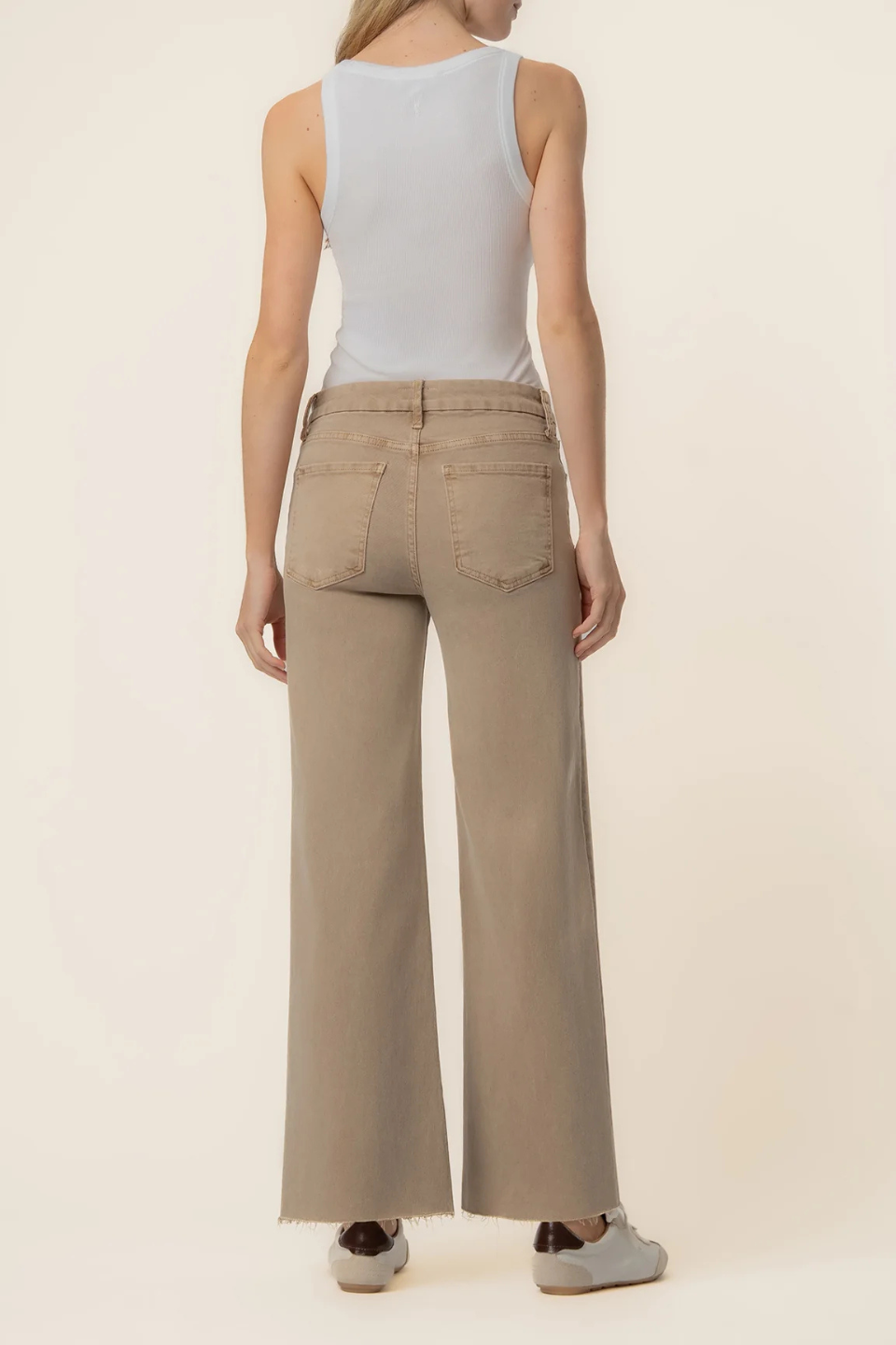 Kut From The Kloth Meg High Rise Wide Leg in Chai KUT