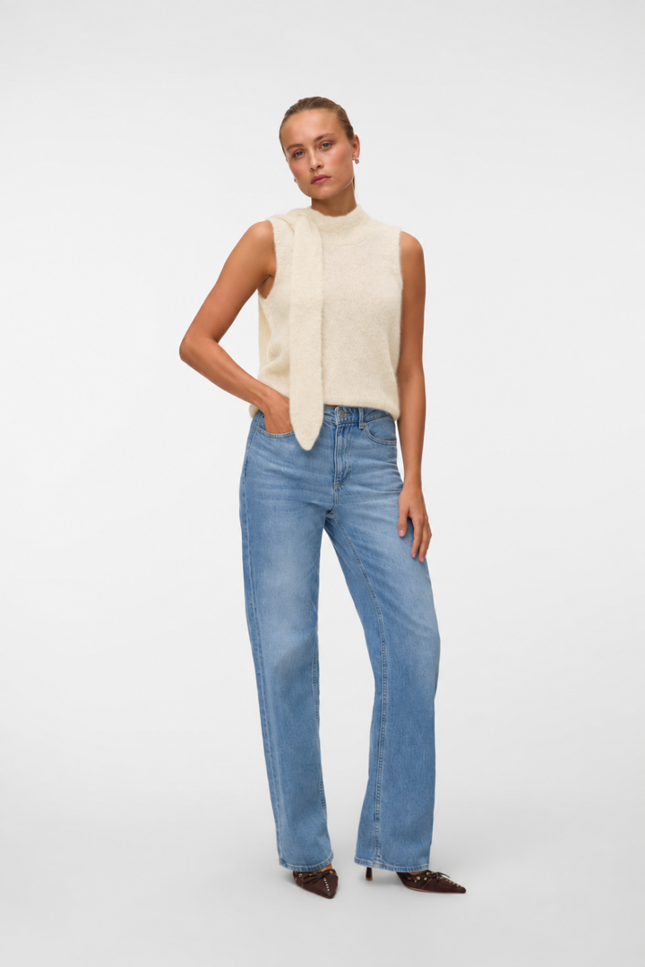 Vero Moda Venezia Regular Fit Round Neck Sweater